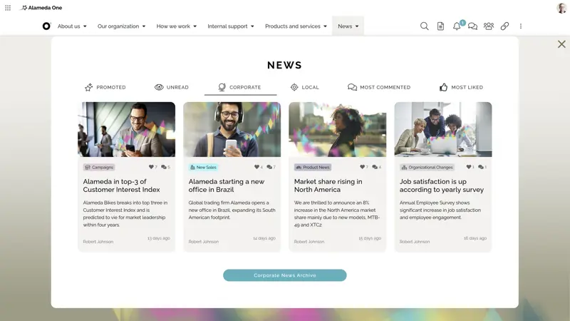 Intranet Design Best Practice 2: Use multiple navigation types to improve findability and apply design guidelines for a consistent user experience.&nbsp;