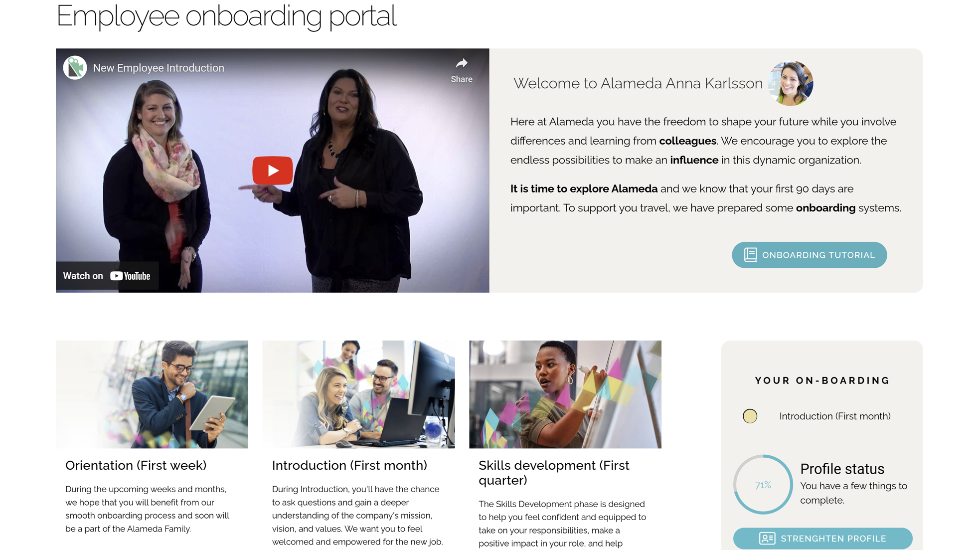 HR Intranet Best Practice: Employee engagement software with structured onboarding portals guides new hires and improves employee experience.