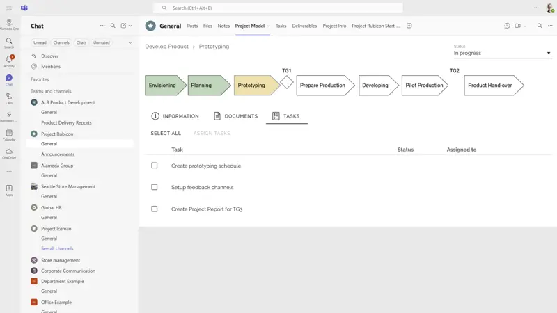 Intranet site learning center where employees sign up for courses and manage self-service requests.