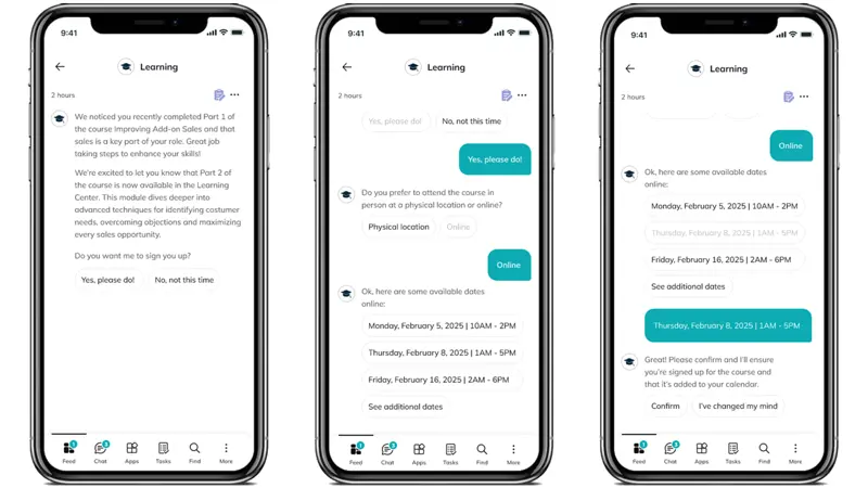 AI-driven intranet assistant providing task reminders and approvals to maximize intranet value.